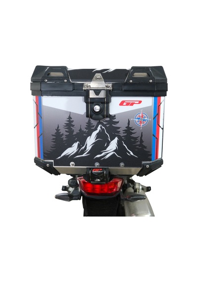 Gp Kompozit Dsn06 Universal 37 Lt Desenli Alüminyum Motosiklet Çantası Diğer