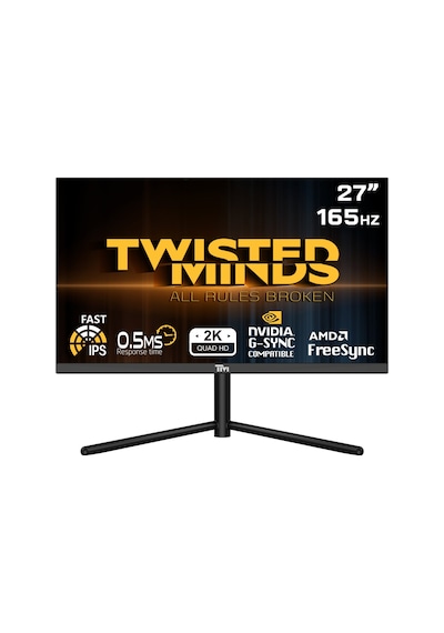 Twısted Mınds 27" TM27QHD165IPS 2K 0,5 MS 165 Hz QHD LED Monitör