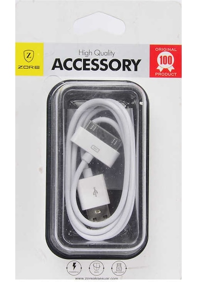Zore Apple Uyumlu iPhone 4s Usb Kablo