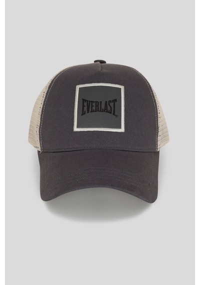 Everlast Trademark Unisex Şapka %100 Pamuk Fileli Spor Şapka Au0025 Antrasit