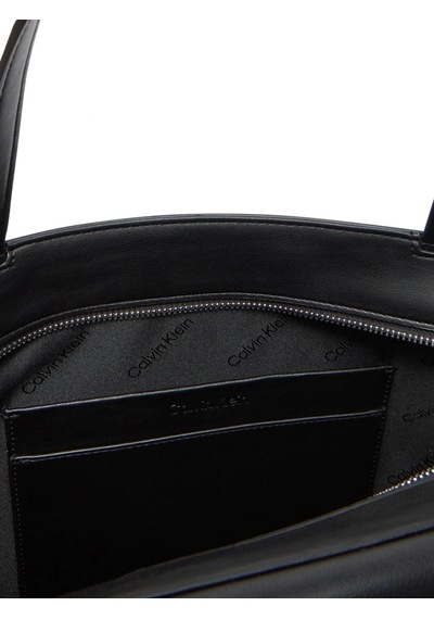 Calvin Klein Ck Re-lock Medıum Shopper Kadın Siyah Çanta Lv04f3223g-ub1 Siyah