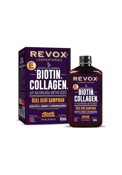 Revox Biotin & Collagen At Kuyruğu Bitki Özlü Şampuan 400 ML