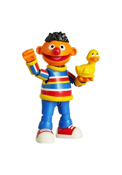 Susam Sokağı Ernie Enrique Blokees Sesame Street Blokees Ernie Enrique Figür Model Kit 14 Cm