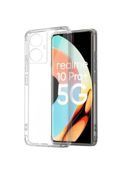 Newface - 944 - Realme 10 Pro Plus 5g Kılıf Lüx - Ece-umay - Şeffaf Silikon