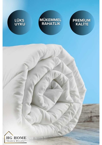 Tek Kişilik Comfort Microfiber Yorgan Beyaz
