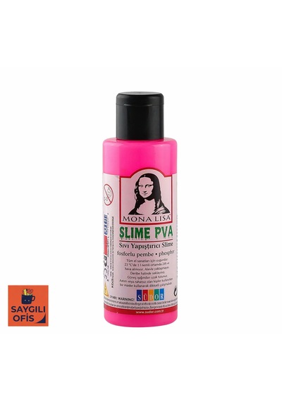 Südor Mona Lısa Sıvı Yapıştırıcı Slıme 70 Ml. Fosforlu Pembe