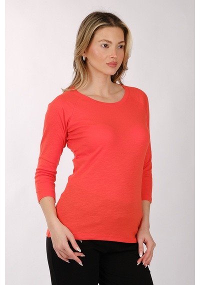 Daıdo Kadın T-shirt 19y311900983 Nar Çiçeği Daıdo Kadın T-shirt 19y311900983 Nar Çiçeği