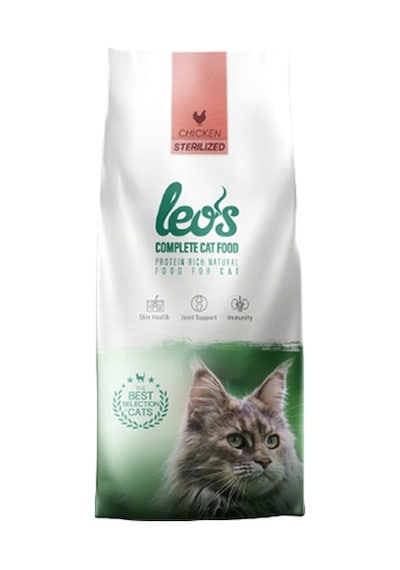 Leos Tavuklu Yetişkin Kısırlaştırılmış Kedi Maması  15 KG