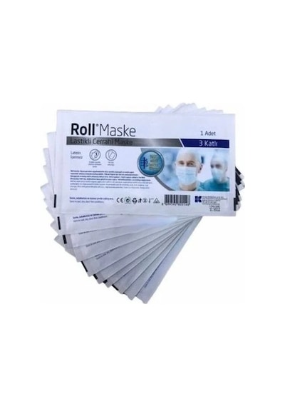 Roll Solüsyon Spreyi El Ve Cilt Dezenfektanı 100 Ml 2 Adet + 50 Adet Roll Maske 2 Paket