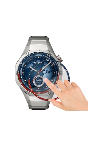 Sneezy Huawei Gt5 Pro 46mm Uyumlu Renkli Kadran Polymer Temperli Nano 0.5 Mm Watch Ekran Koruyucu