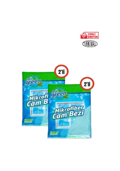 Cam Bezi Mikrofiber 2 Li Karışık