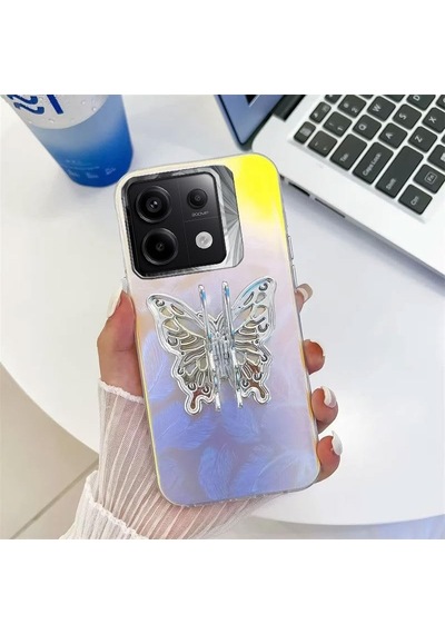 Xiaomi 14s İle Uyumlu Kılıf Standlı Kelebek Silikon Kılıf Desen 1 Sku: Zeusb0fj2c4lnk