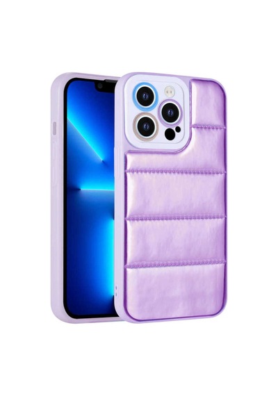 Apple Uyumlu iPhone 13 Pro Kılıf Kamera Korumalı Airbagli Renkli Zore Seksek Kapak Mor