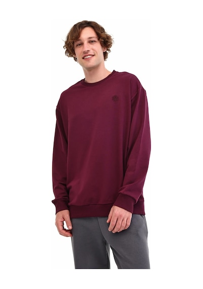 Lumberjack Sweatshirt Erkek Bordo Mb Sn75 C Neck Sw 000000000102696691