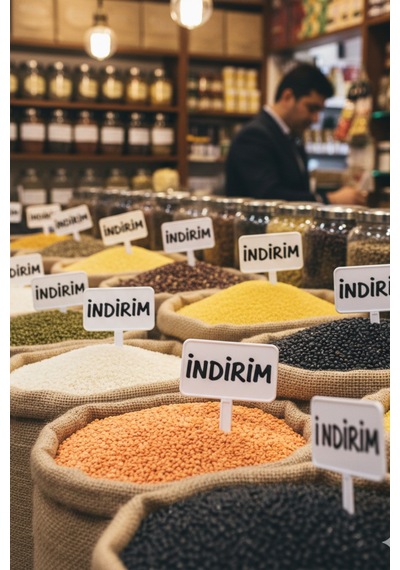 Yaz Sil Küçük Boy Açılı Sapla Bakliyat Etiketliği 50 Adet Manav Pazarcı Diğer