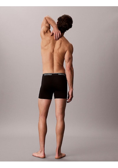 Calvin Klein Erkek 3'lü Brief Boxer Seti-15041 Siyah
