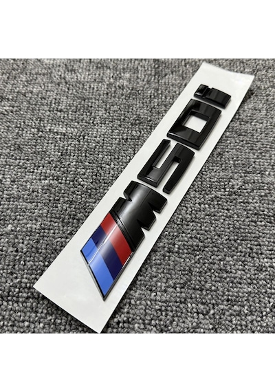 Bmw M50i Piano Black Bagaj Yazısı 3m 3d Abs