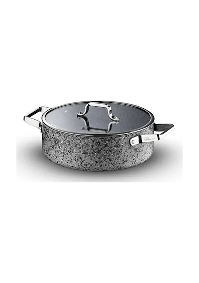 Brioni Stone-h 32 Cm Kısa Tencere Sh-127 Granit