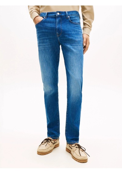 Tommy Hilfiger Erkek Bleecker Slim Fit Indigo Kot Pantolon İndigo