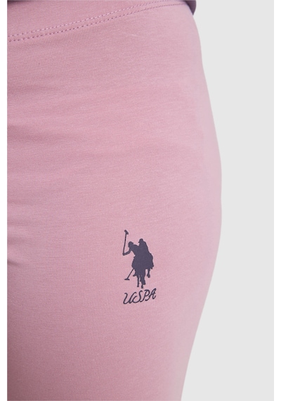 U.S. Polo Assn. Kız Çocuk Mor Pijama Takım 50326610-vr038