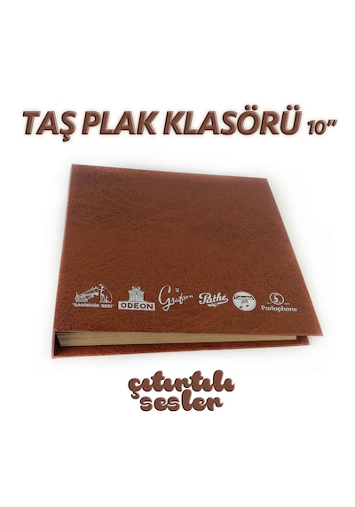 Taş Plak Klasörü Kahverengi