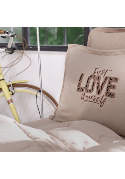Karaca Home Motto Cotton Comfort Çift Kişilik Bej