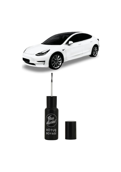 Tesla Pearl White Ppsw Sedefli Rötuş Boyası 25 + 25 Ml Fırçalı Şişe Set