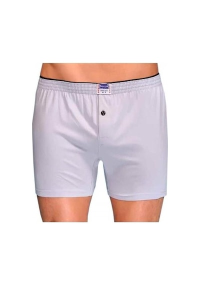 2 Adet Berrak 1099 Düğmeli Erkek Boxer Penye Boxer