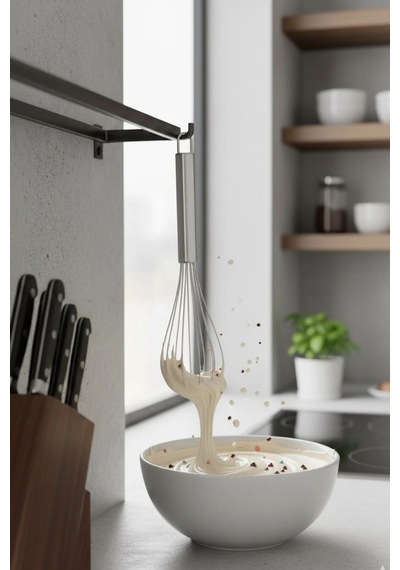 Paslanmaz Çelik Çırpıcı 30 Cm Profesyonel Tel Çırpıcı Yumurta Kek Krema Sos Karıştırıcı Diğer