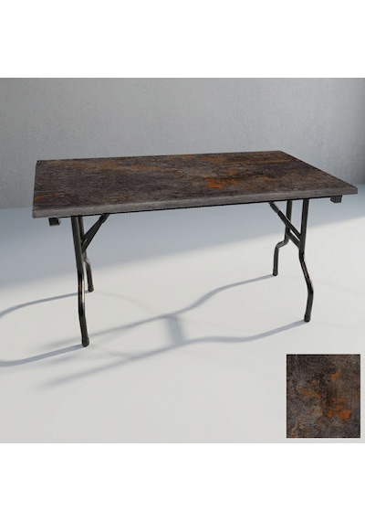 Banket Katlanır Masa Werzalit, Allzalit. Vermodin Tabla 80x140 - Metalic Oxid 3 Çok Renkli Banket Katlanır Masa Werzalit, Allzalit. Vermodin Tabla 80x140 - Metalic Oxid 3 Çok Renkli