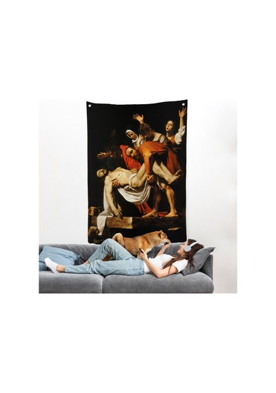 Caravaggio - İsa'nın Gömülmesi Duvar Örtüsü - The Entombment Of Christ-7427