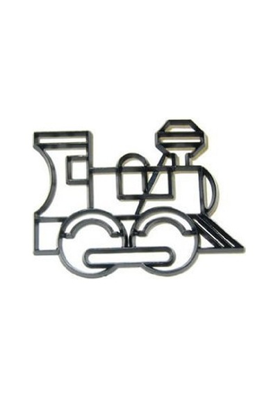 Patchwork Tren Şeker Hamuru Kalıbı 9x7 Cm Diğer