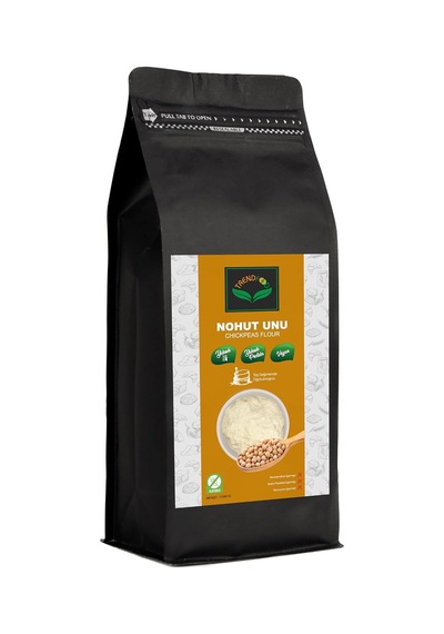%100 Doğal Nohut Unu 1 Kg Glutensiz & Katkısız Yüksek Protein Ve Lif Kaynağı Vegan & Diyet Dostu Sağlıklı Tarifler İçin Mükemmel Seçim 0.25 KG