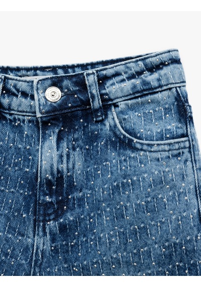 Koton Pamuklu Geniş Paça Denim Pantolon Lıght Indıgo 5skg40119ad Açık Mavi Koton Pamuklu Geniş Paça Denim Pantolon Lıght Indıgo 5skg40119ad Açık Mavi