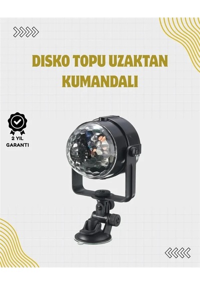 Lb Uzaktan Kumandalı, Ses Kontrollü Led Disko Işığı - Parti Ve Kulüpler İçin Çok Renkli