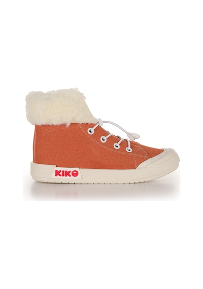 Kiko Kids Tigge Günlük Lastikli Kız Bebek Bot Ayakkabı Turuncu Turuncu