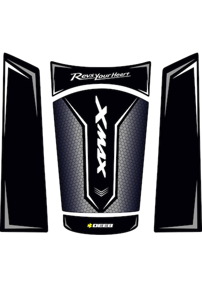 Yamaha Xmax Uyumlu Deeb Iron Tank Pad - Siyah