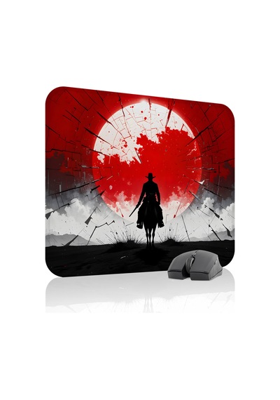 Red Dead Redemption 2 Dikişli Kauçuk Oyuncu Mousepad V5 - 48x40 Xl Gaming Mouse Pad