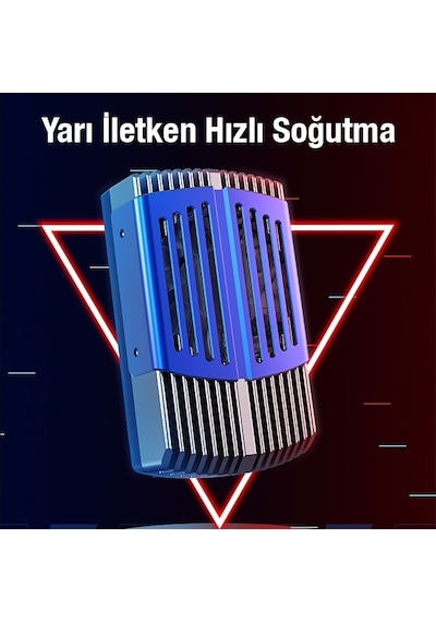 Memo Dl08 Yarı İletken Oyun Telefon Soğutma Fanı Radyatör Soğutu