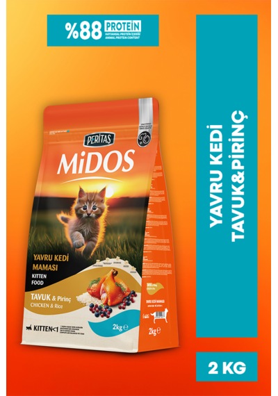 Tavuklu Yavru Kedi Maması - Büyüme 2 Kg