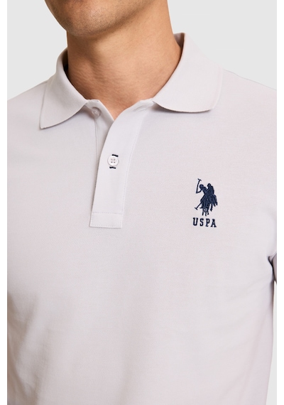 U.s. Polo Assn. Erkek Açık Gri Tişört Basic 50326920-vr001