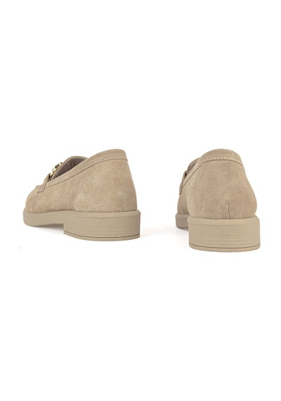 Ziya, Kadın Hakiki Deri Loafer Ayakkabı 161359z706 Bej 161359z706 340
