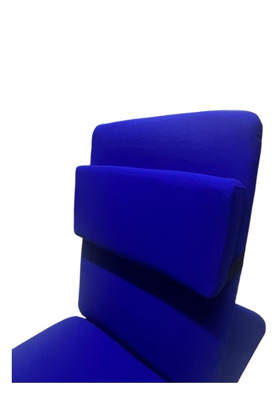 Ekstra Destek Yastıklı Yoga, Nefes, Meditasyon Sandalyesi Backjack Xl Su Ve Leke İticili Duck Kumaş Saks Mavi