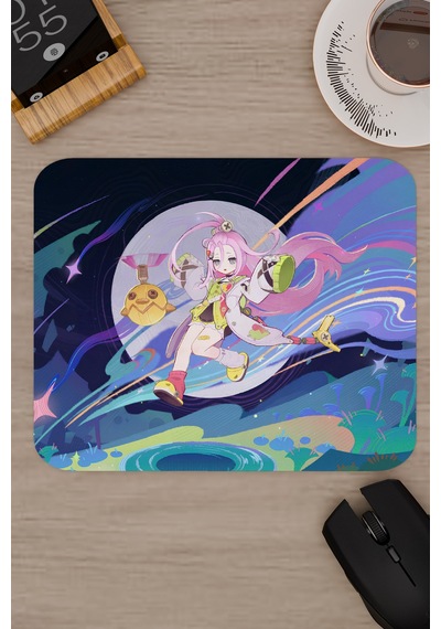Aino Genshin Impact Anime Oyuncu V2 - 22x18 Gaming Mouse Pad Fare Altlığı