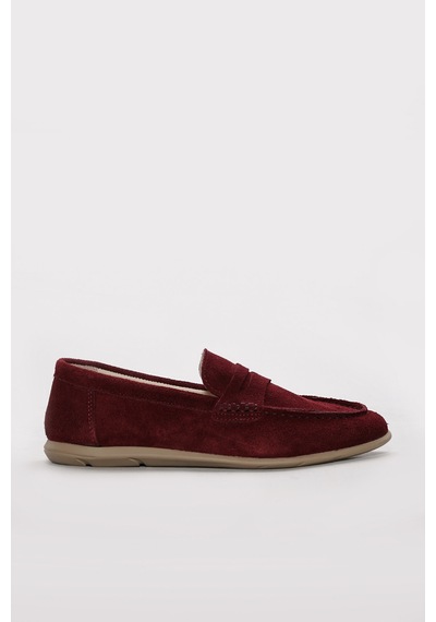 Fast Step Hakiki Deri Kadın Casual Ayakkabı 238za3055 Bordo