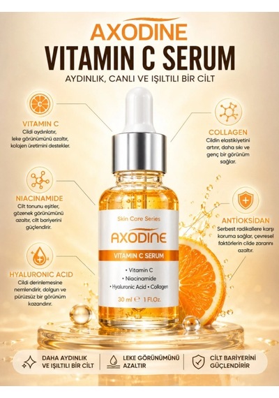 Axodine C Vitamini Aydınlatıcı ve Ton Eşitleyici Bakım Serumu 30 ML
