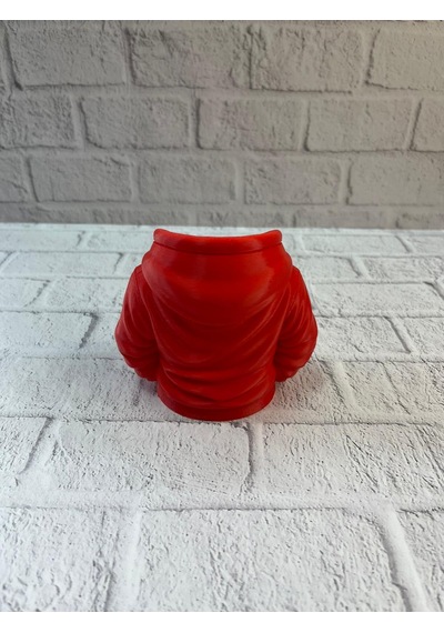 Kırmızı Hoodie Kalemlik 10x10 Cm Masa Üstü Düzenleyici