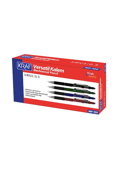 Kraf Versatil Kalem Sırıus 0,5 Mp-120 Bordo Bordo