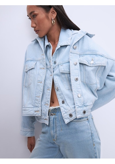 Ltb Celıa Oversıze Jean Jean Ceket 010096102815727 55056 Acık Mavı Açık Mavi
