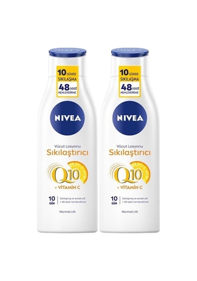 Body Q10 Sıkılaştırıcı Nemlendiren Vücut Losyon C Vitamin 250 Ml Yenilenen Formül 2 Adet